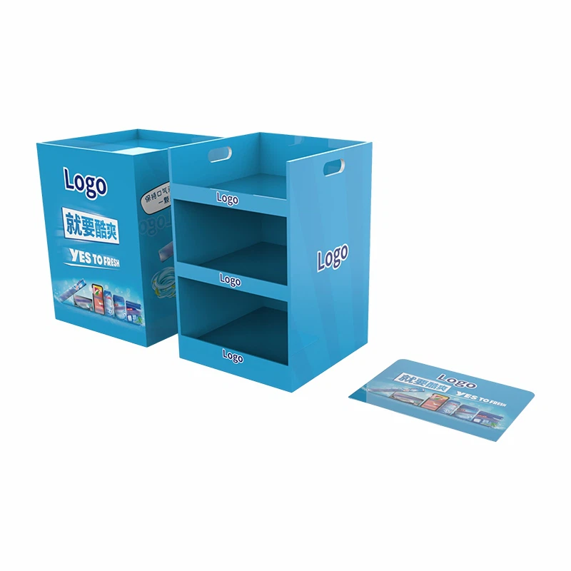 Ekspozycja półek kartonowych